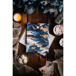 Látkový obal na knihy booksleeve Abstrakt modrý – Hledejceny.cz