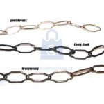 Řetěz ozdobný lustrový, povrchově upravený 2,8 x 39 mm brunýrovaný 1 m – Zboží Mobilmania