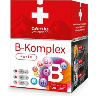 Cemio B-Komplex Forte 2 x 100 tablet – Hledejceny.cz