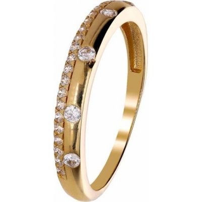 Zlaton Prsten žluté zlato osazený zirkony 000422105246 – Hledejceny.cz