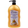 Sprchové gely Blux sprchový gel a šampon 2v1 medové mléko s extraktem aloe vera Naturaphy 1 l