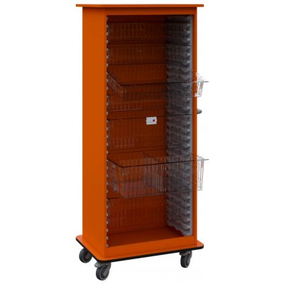 DEXTER 26 TRANSPARENT vozík boxový, otevřený, 1780x750x520 mm, mandarinka – Hledejceny.cz