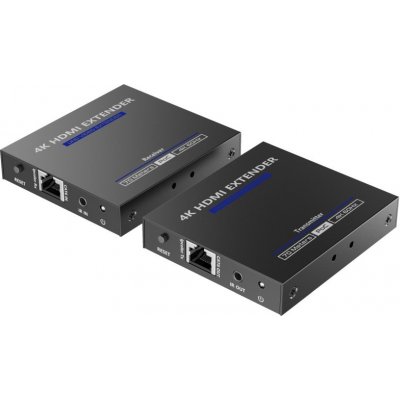 PremiumCord HDMI 2.0 extender Ultra HD 4kx2k@60Hz na 70m přes Cat6/Cat6A/Cat7 KHEXT70-7 – Zbozi.Blesk.cz