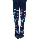 Dívčí punčocháče GATTA KYTIČKY modré – Zboží Dáma