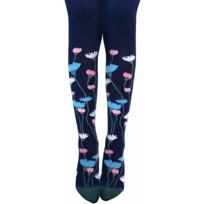 Dívčí punčocháče GATTA KYTIČKY modré – Zboží Dáma