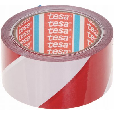 Tesa Výstražná páska 50 mm x 66 m červeno-bílá – Zboží Mobilmania