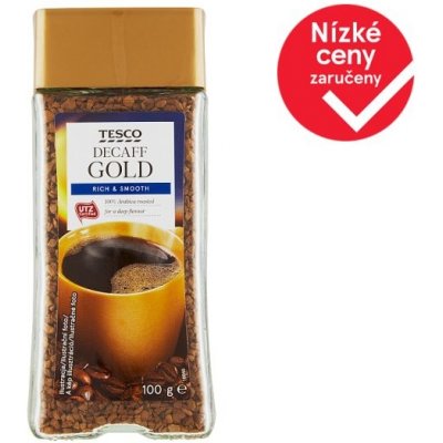 Tesco Gold bez kofeinu sušená mrazem 100 g