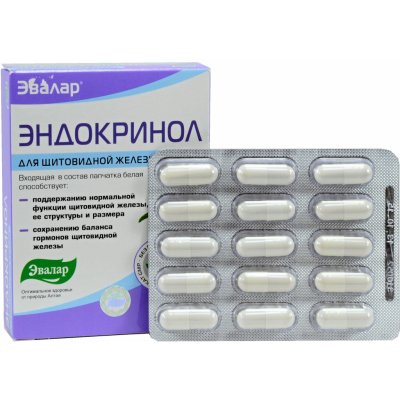 Evalar Endokrinol pro správnou funkci štítné žlázy 30 tablet – Hledejceny.cz