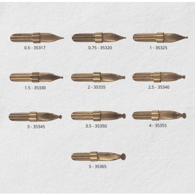 William Mitchell Script nibs jednotlivě – Zboží Mobilmania