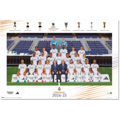 Grupo Erik Maxi plakát fotbalový tým 2024/2025, Real Madrid – Sleviste.cz