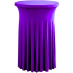 TENTino Elastický ubrus SKIRTING na koktejlový bistro stůl 80cm V – Zboží Dáma