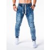 Pánské džíny Ombre Clothing pánské džínové jogger kalhoty Edison P551 tmavě modré