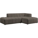 Bobochic Paris Hnědá bouclé rohová pohovka Annecy 262 cm, pravá – Hledejceny.cz