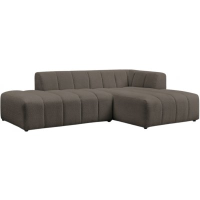 Bobochic Paris Hnědá bouclé rohová pohovka Annecy 262 cm, pravá – Hledejceny.cz