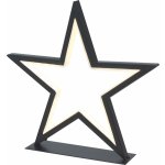VLC LED dekorativní figurka hvězda 66xLED teplá bílá IP44 černá 32,5x34,5x7cm – Hledejceny.cz