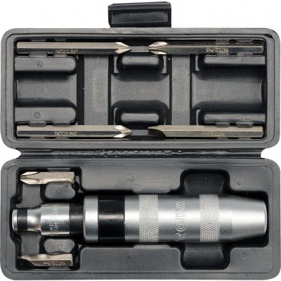Šroubovák YATO úderový kovový 1/2" s bity 7ks – Zboží Dáma