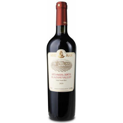 Wine Man LTD Alazani Valley červené polosladké 11,5% 0,75 l (holá láhev) – Hledejceny.cz
