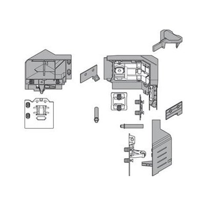 Blum Z33M00E0A6 SPACE-CORNER SYNCROMotion sada výška M prach. šedá – Sleviste.cz