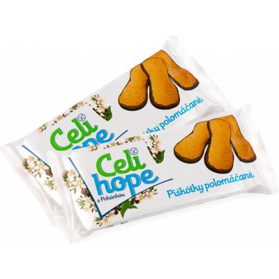 Celi Hope bezlepkové oplatky kakaové polomáčené bez laktózy 100 g