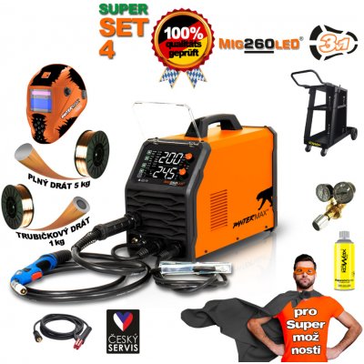 PANTERMAX MIG260LED SET4bL MIG/MMA/TIG – Zboží Mobilmania