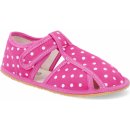 Baby Bare shoes bačkory Pink dot