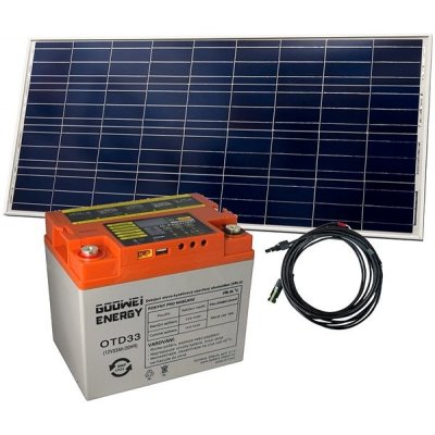 Goowei Energy Set OTD33 33Ah 12V a panel Victron Energy 115Wp/12V – Zboží Mobilmania