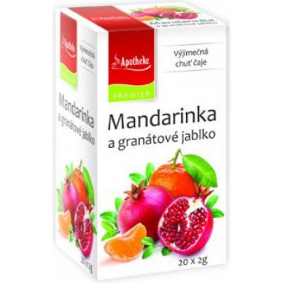 Apotheke Mandarinka granátové jablko 20 x 2 g – Zboží Mobilmania