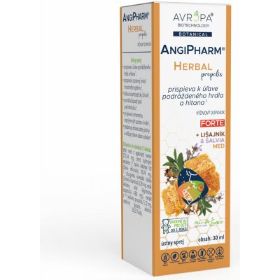 AVROPA AngiPharm Herbal Propolis ústní sprej 30 ml – Hledejceny.cz