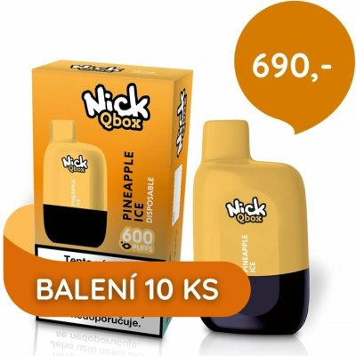 Nick Qbox PINEAPPLE ICE 16 mg 10 ks – Zbozi.Blesk.cz
