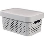 Curver Box INFINITY DOTS 4,5L - šedý – Zboží Dáma