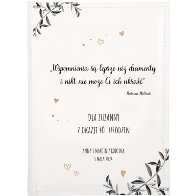 Personalizované fotoalbum na zasouvací fotografie, 300 fotek 10x15 cm. Dárek k narozeninám – Sleviste.cz