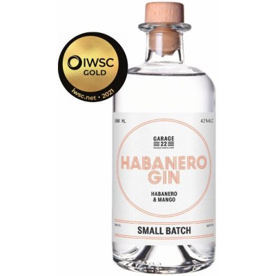 Garage 22 Habanero Gin Smoked Edition 42% 0,5 l (holá láhev) – Zboží Mobilmania