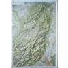 Nástěnné mapy IGN Massif des Vosges - plastická mapa 80 x 113 cm