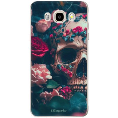 Pouzdro iSaprio - Skull in Roses - Samsung Galaxy J5 2016 – Zboží Mobilmania