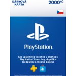 PlayStation dárková karta 2000 Kč – Zboží Živě