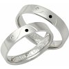 Prsteny Aumanti Snubní prsteny 183 Stříbro bílá