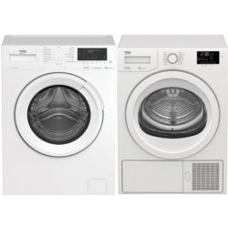 Set domácích spotřebičů Set Beko EWUE76261CSH1W + DPS7405GB5