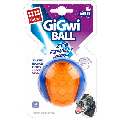 GiGwi Ball míček transparent M – Zboží Dáma