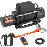 E-CrossStu GmbH​ Elektrický naviják, nosnost 6100 kg, 12V, pro nákladní vozidla se syntetickým lanem Φ9,5 mm x 26 m, bezdrátové a kabelové dálkové ovládání, vodotěsný IP55 pro tažení terénního SUV, je – Sleviste.cz