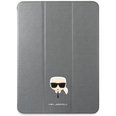 Karl Lagerfeld and Choupette Head Saffiano pouzdro pro iPad Pro 12.9 – Zboží Mobilmania