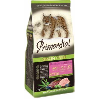 Primordial GF Kitten Duck & Turkey 2 kg – Zbozi.Blesk.cz