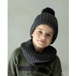 All for kids zimní čepice s bambulí tmavě šedá – Zbozi.Blesk.cz
