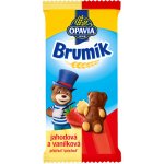 Opavia Brumík Duo Vanilková příchuť a jahoda jemné pečivo 30 g