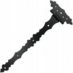 Domax ZOB 400 Ozdobný bránový závěs C 400x50x170x2,5 černý – Sleviste.cz