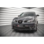 Maxton Design spoiler pod přední nárazník ver.2 pro Seat Ibiza Cupra Mk3, černý lesklý plast ABS – Zboží Mobilmania