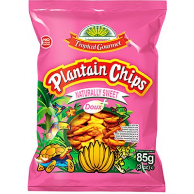 Tropical Gourmet Sladké chipsy ze zeleninových banánů 85 g – Sleviste.cz