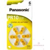 Baterie primární Panasonic baterie do naslouchadel 6ks PR10(230)/6LB