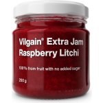 Vilgain Extra Jam malina s liči bez přidaného cukru 200 g – Zbozi.Blesk.cz