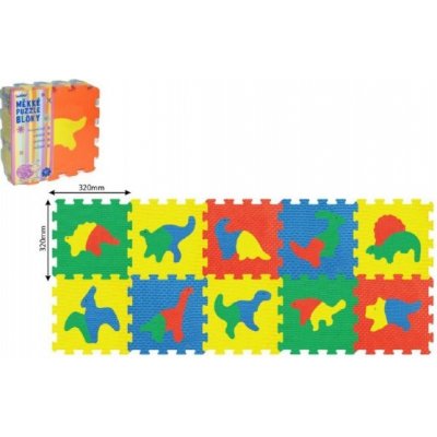 Wiky puzzle Dinosauři 30x30cm 10 ks – Zboží Mobilmania
