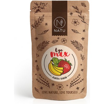 Natu Lyo Mix jahoda/banán 45 g